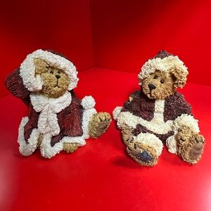 Boyds Bear Christmas set of two